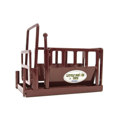Toy Cattle Squeeze Chute Red