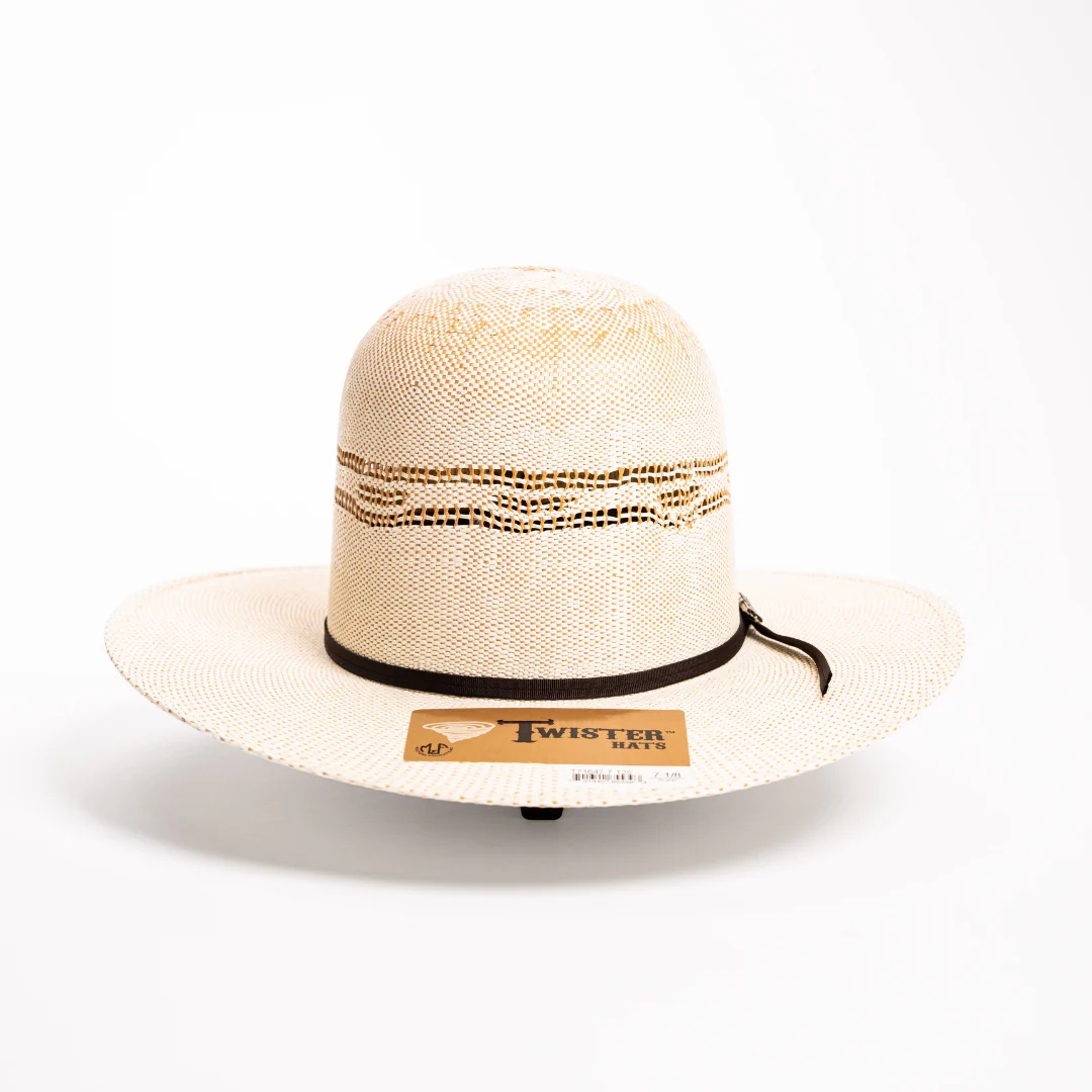 Twister Bangora 3.5" Straw Hat T71647 - Long Oval - Image 3