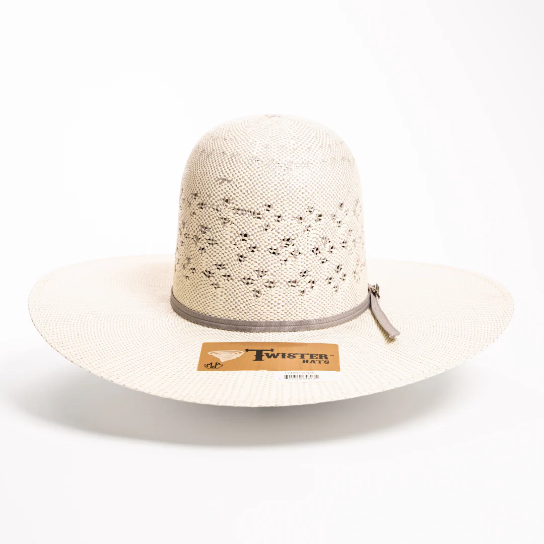 Twister Bangora 4.5" Straw Hat T71667 - Long Oval - Image 3