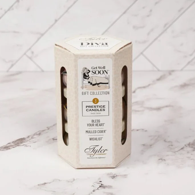 Tyler Candle Company 3 Candle Gift Set - Get Well Soon