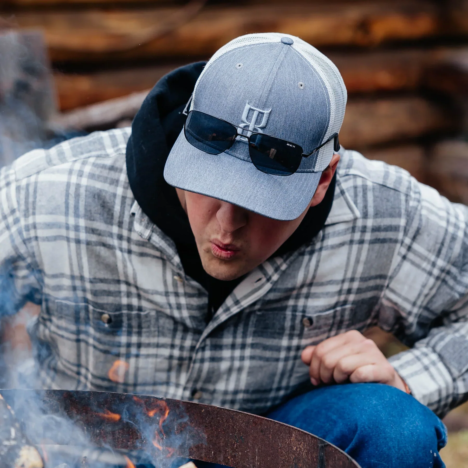 Bex Gray and White Mister Grae Snapback Cap BHGS - Image 5