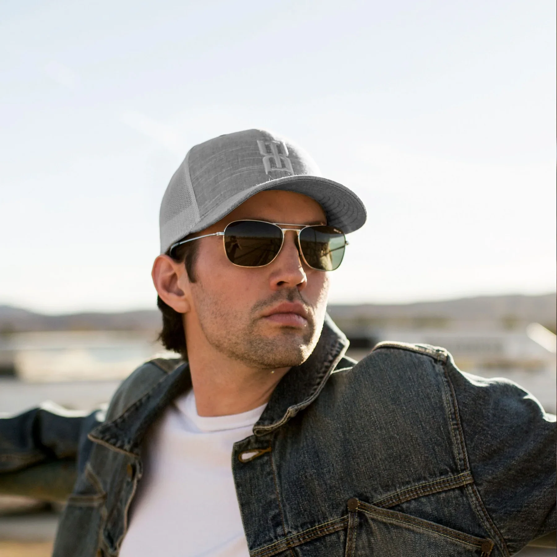 Bex Gray and White Mister Grae Snapback Cap BHGS - Image 6