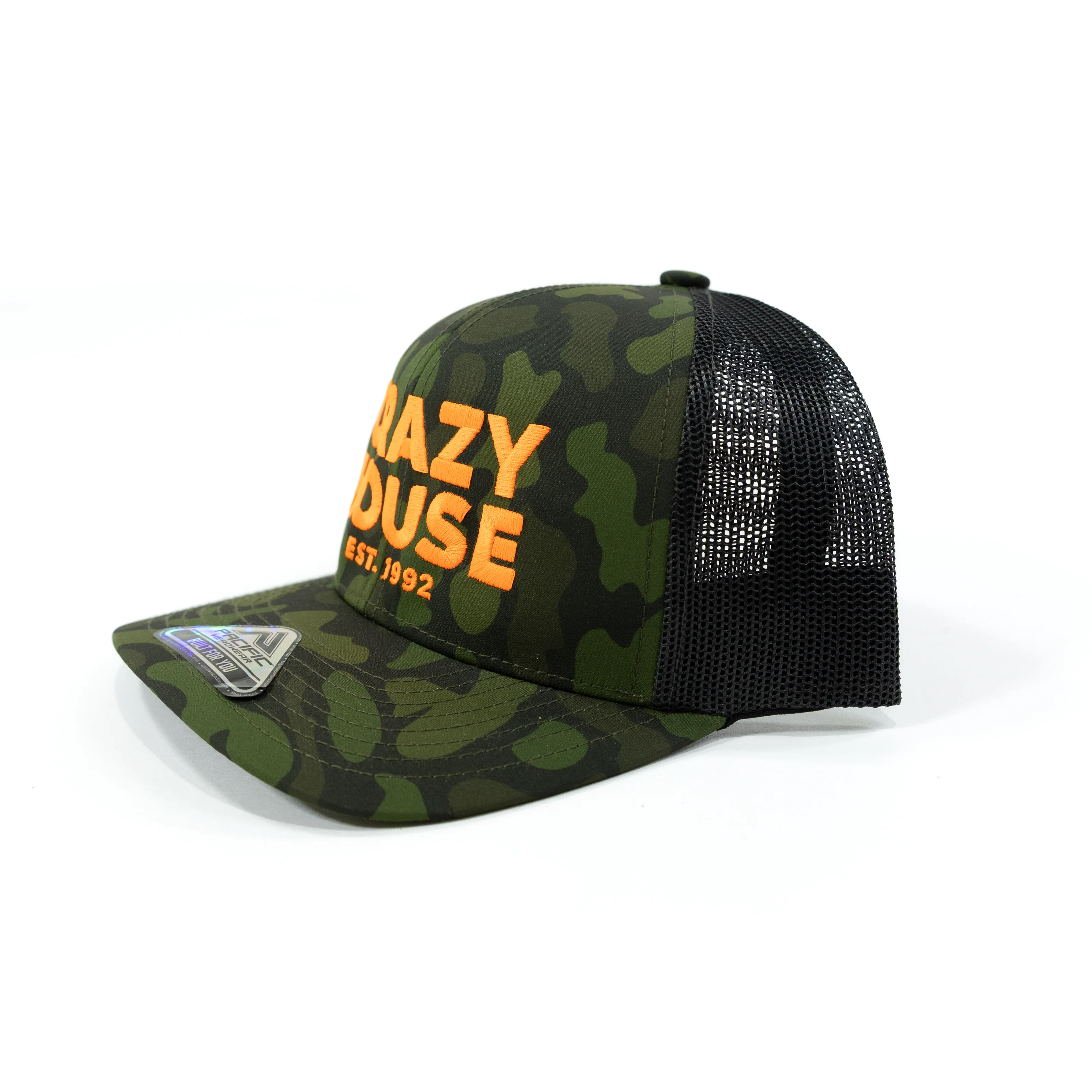Crazy House Camo Mesh Snapback Cap - Image 4
