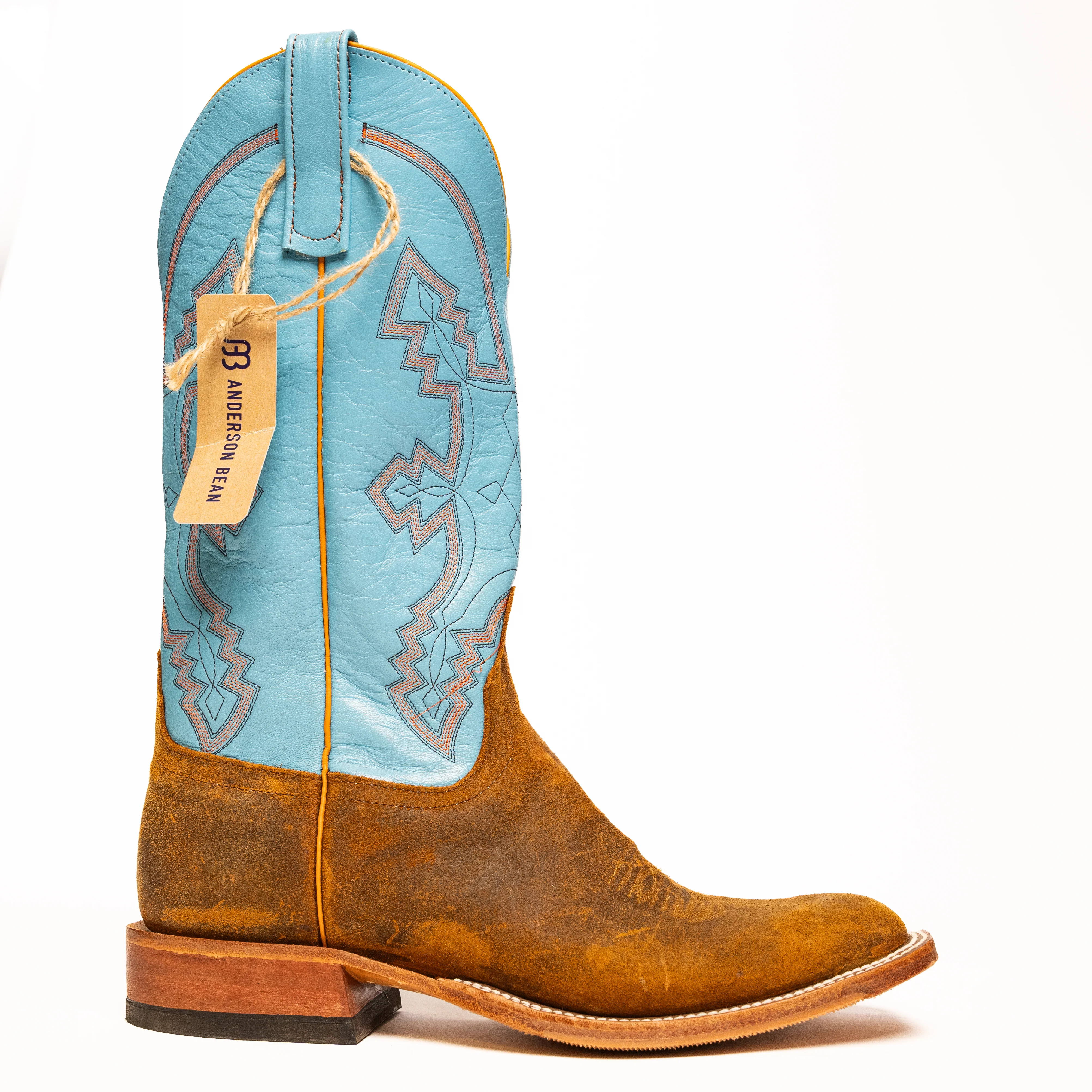 Anderson Bean Wheatbuck Kudu Square Toe Boots - Image 3