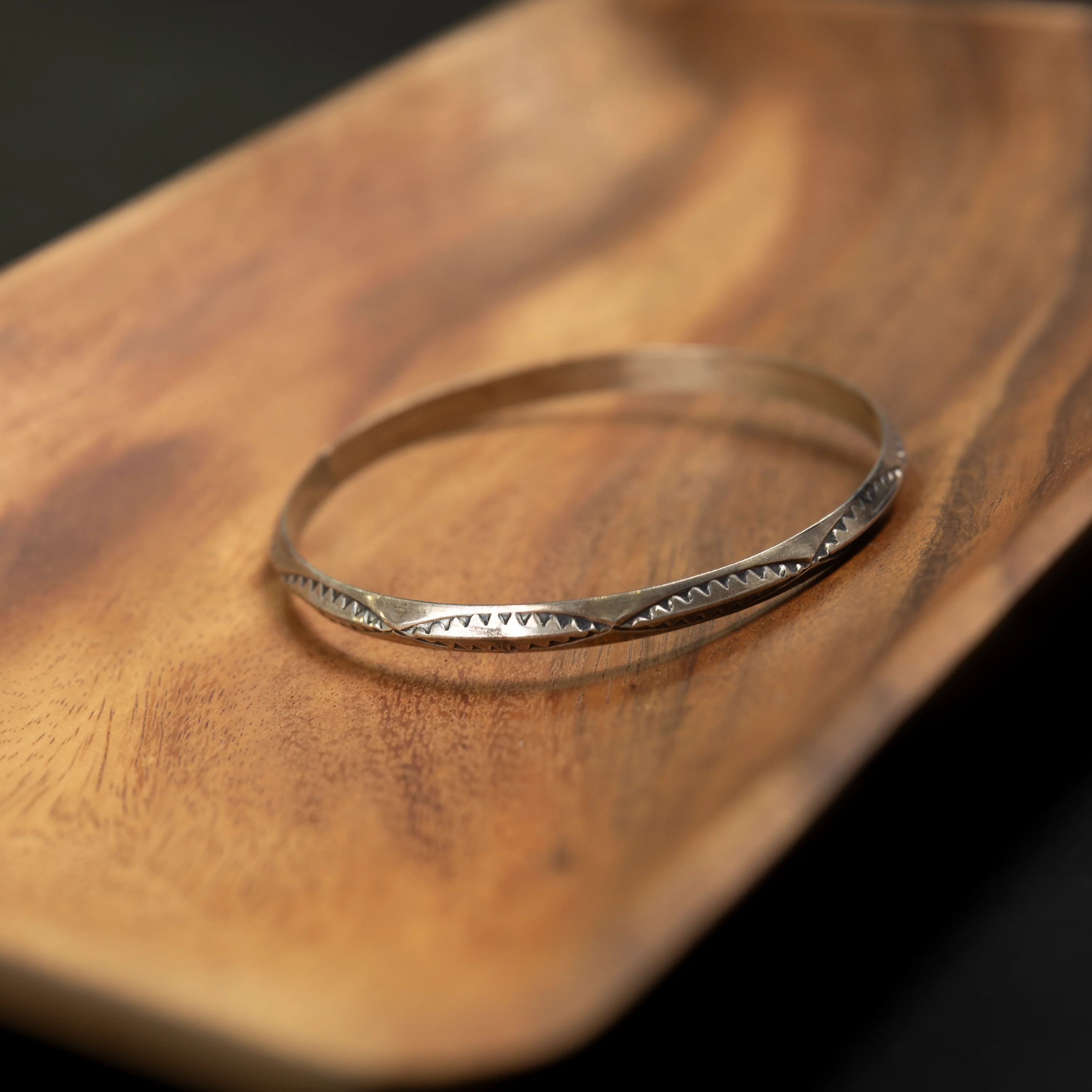 Women's Alzuni Medium Stamped Bracelet - Image 2
