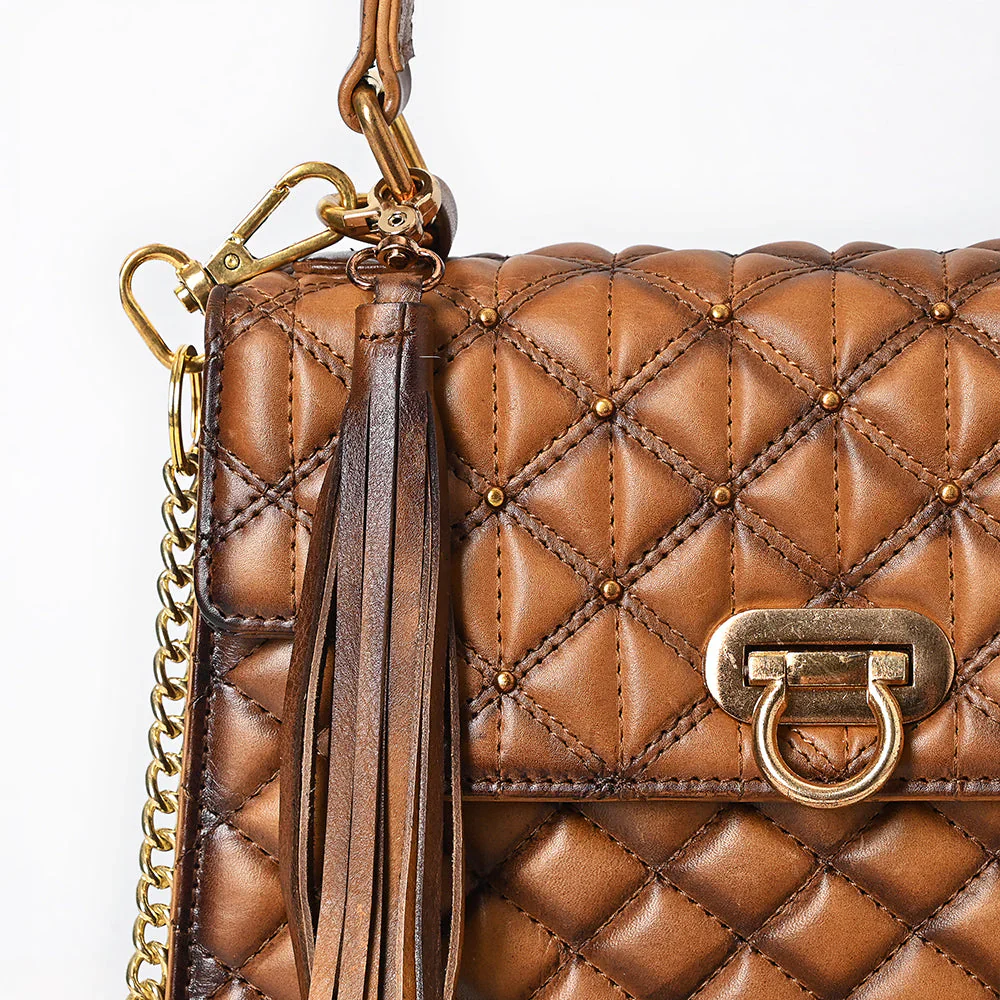 Women's American Darling Genuine Leather Western Crossbody Bag ADBGM741 - Image 6
