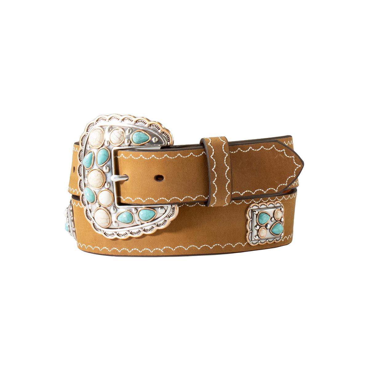 Women's Angel Ranch Stone Concho Belt D140007502