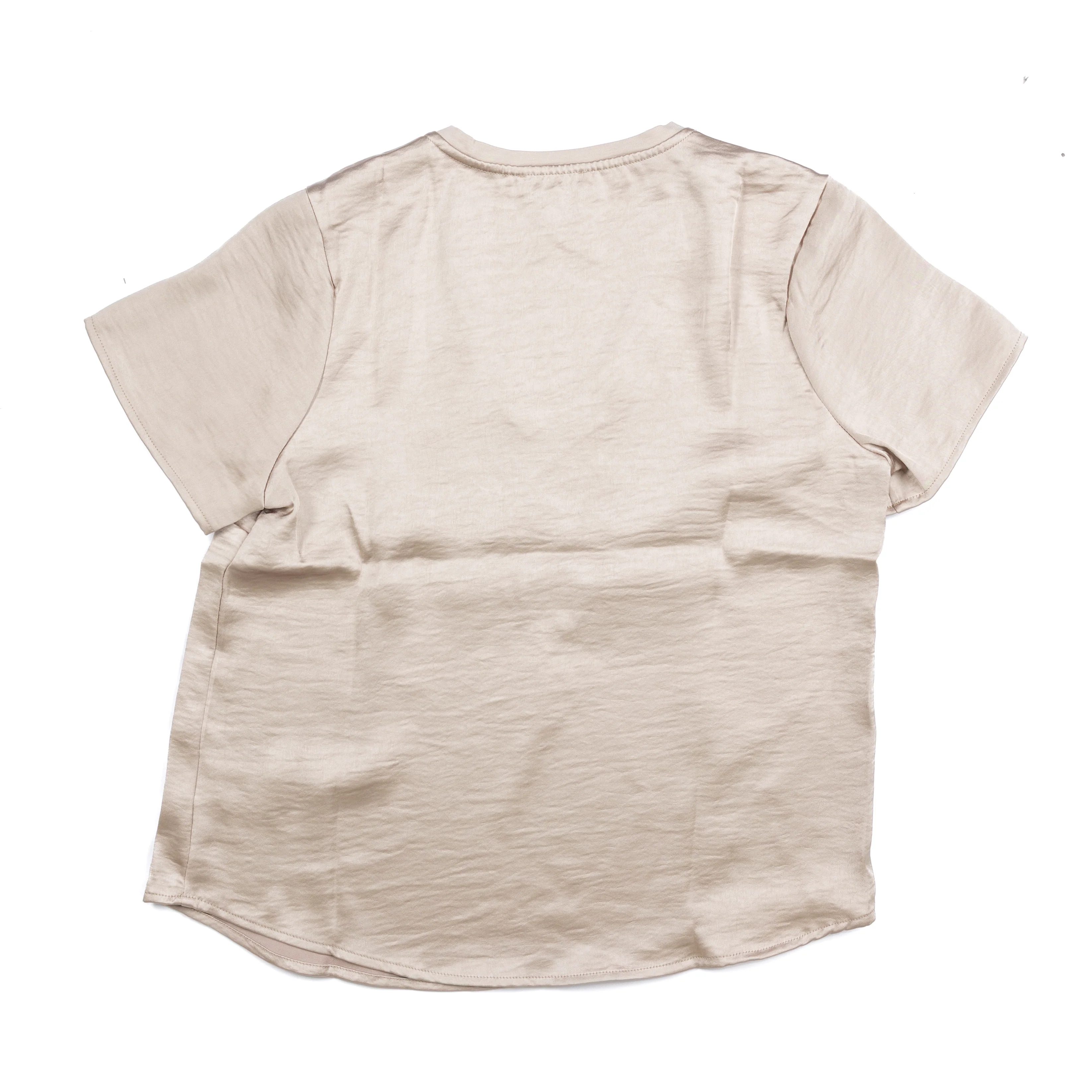 Women's Another Love Amelda Pearl Short Sleeve V-neck Blouse VCWV5278PAR - Image 2