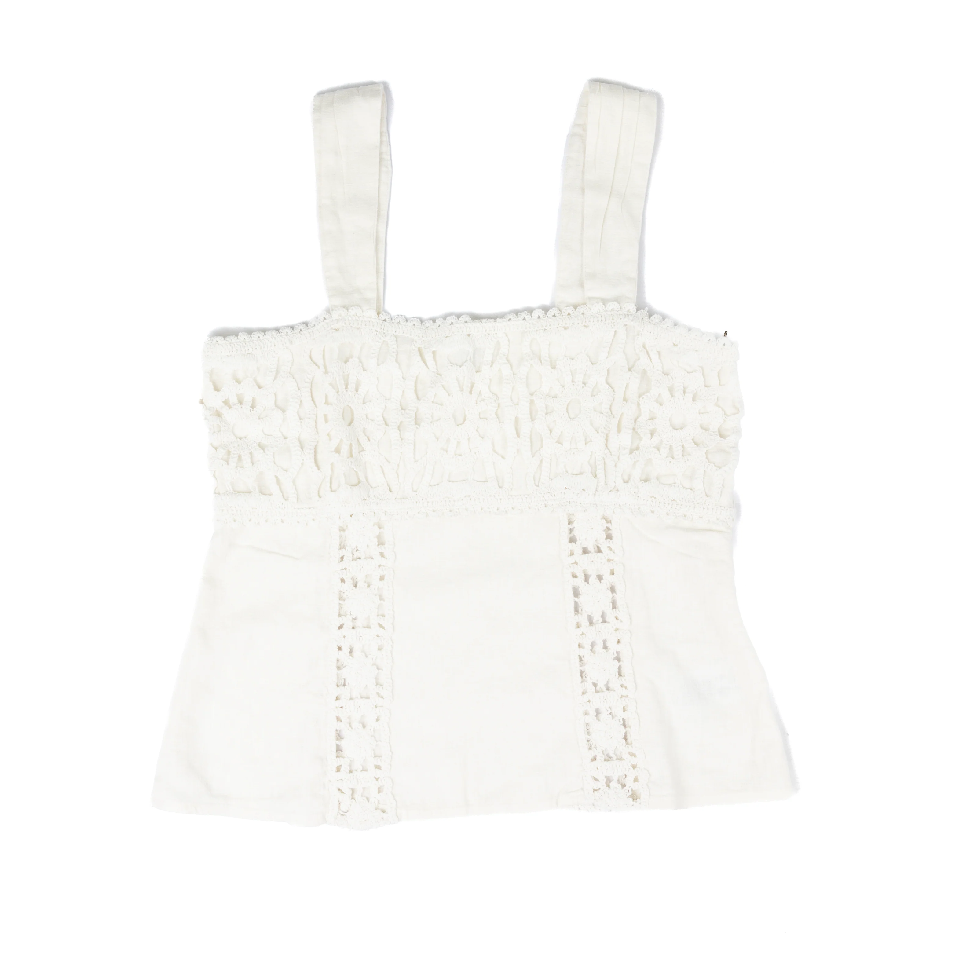 Women's Another Love Off White Eyelet Top VCWV5296OWT - Image 2