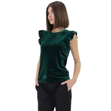 Women's Another Love Rainforest North Ruffle Sleeve Top VCKN1541V1RFT - Image 2