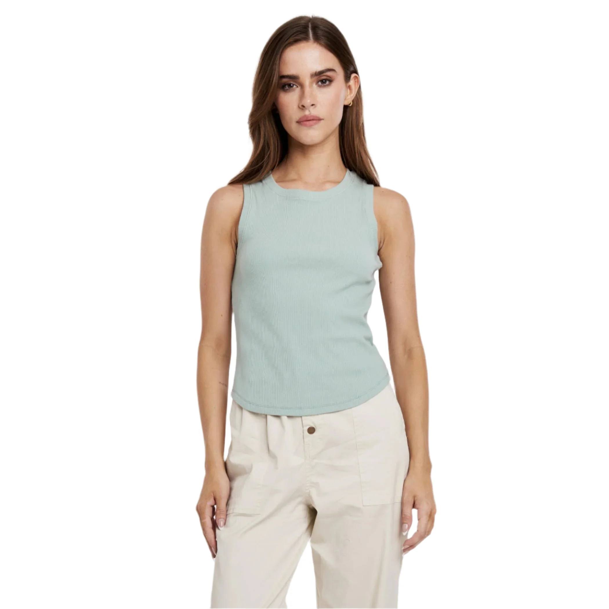 Women's Another Love Ribbed Tank VCKN1768AQM