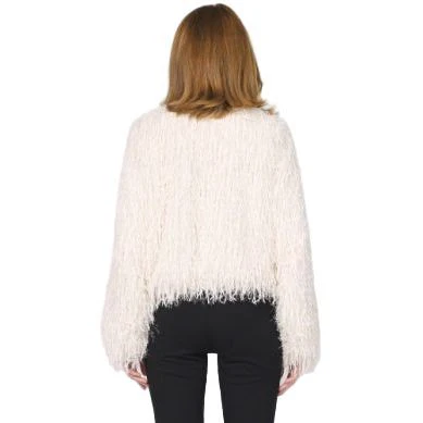 Women's Another Love Vintage Cream "Rosalind" Fur Jacket VCJK2025VIC - Image 3