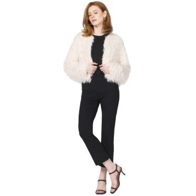Women's Another Love Vintage Cream "Rosalind" Fur Jacket VCJK2025VIC - Image 4