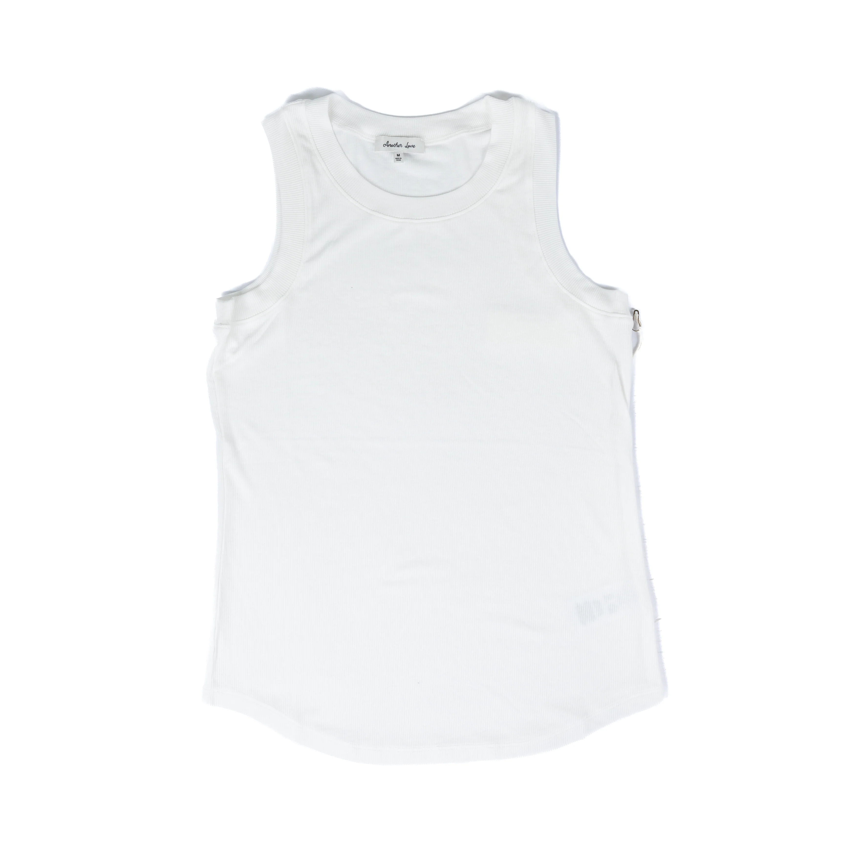 Women's Another Love White Cleo Tank Top VCKN1515WHT