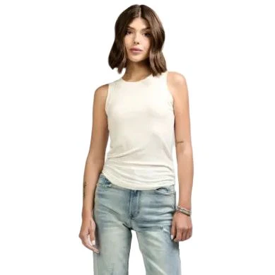 Women's Another Love White Cleo Tank Top VCKN1515WHT - Image 3