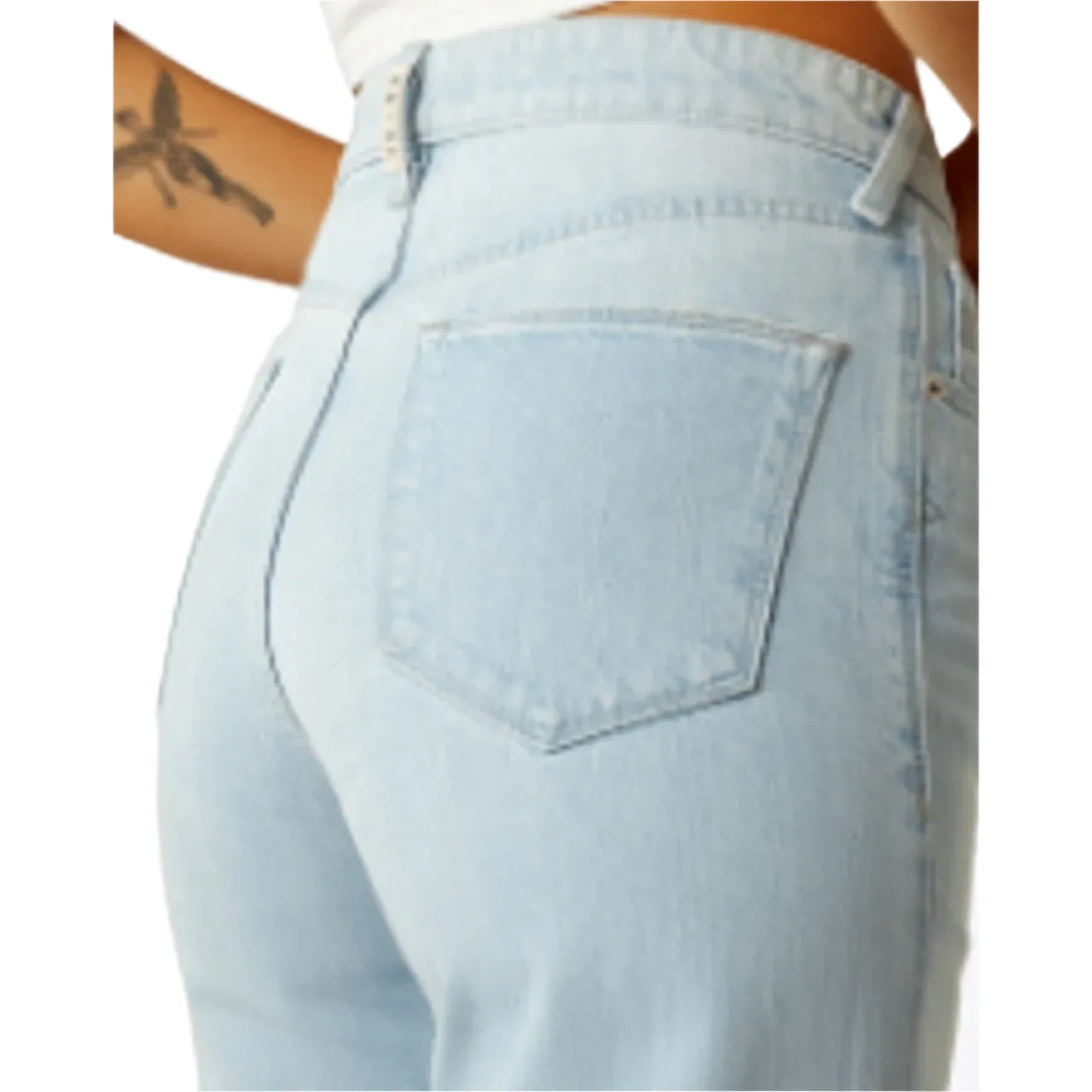 Women's Ariat High Rise Wide Leg Tomboy Jean 10060983 - Image 3