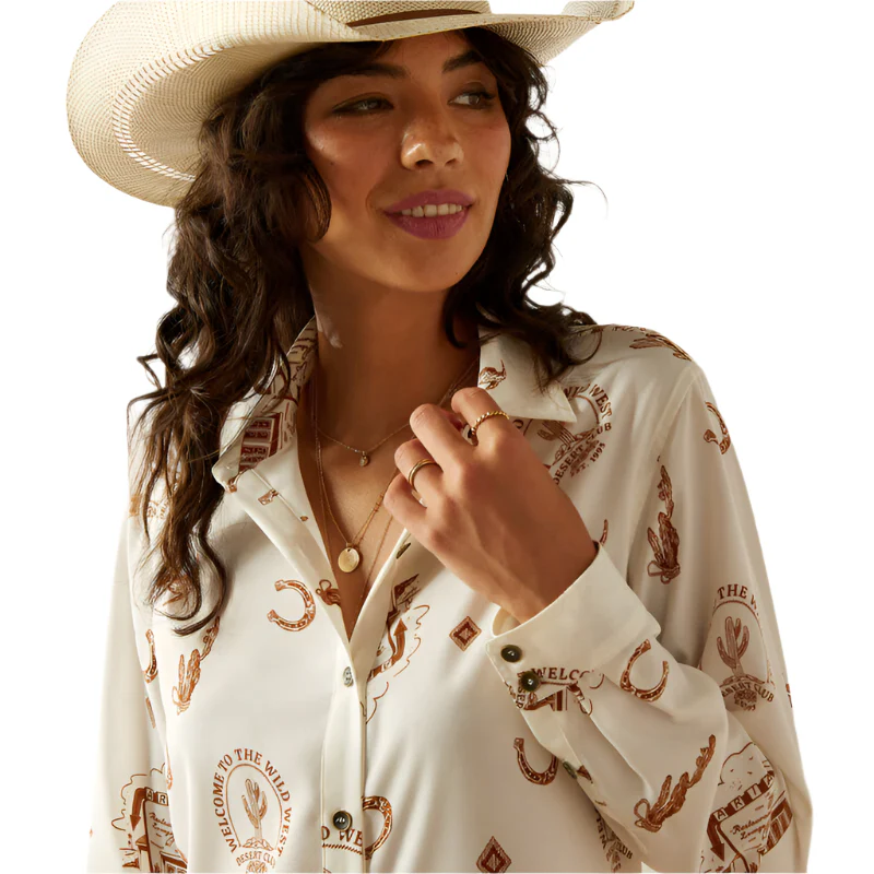Women's Ariat Homestyle Shirt 10060364 - Image 2