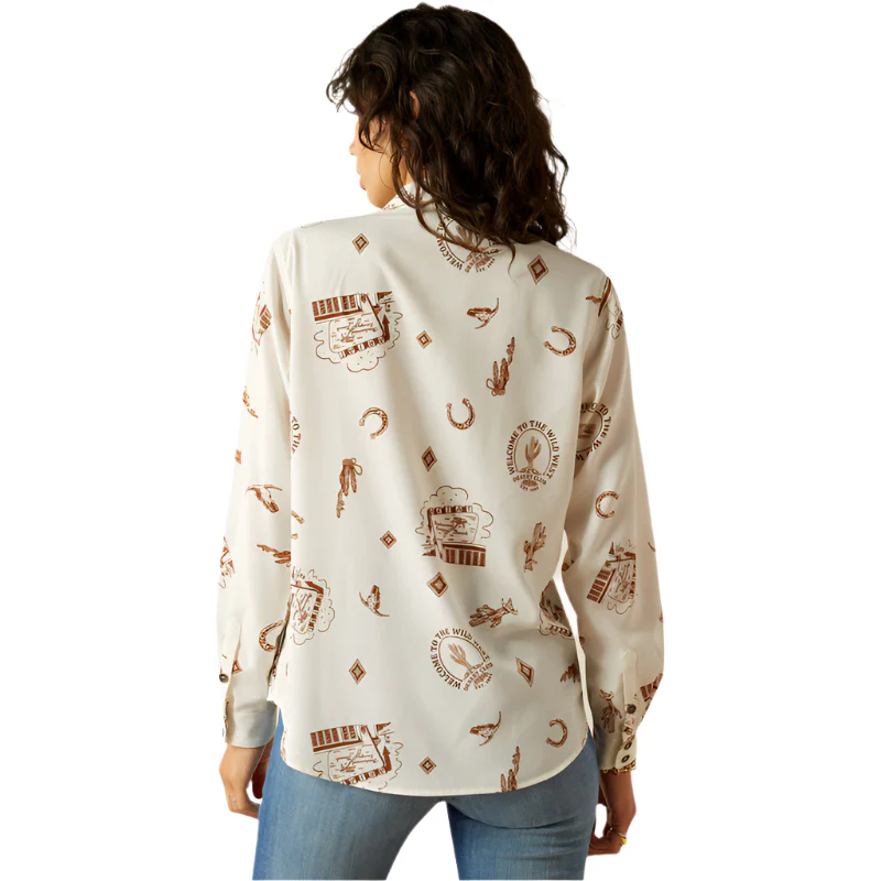 Women's Ariat Homestyle Shirt 10060364 - Image 4