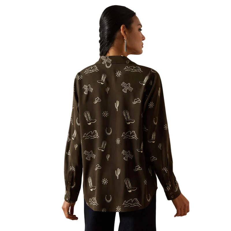 Women's Ariat Homestyle Shirt 10062904 - Image 2