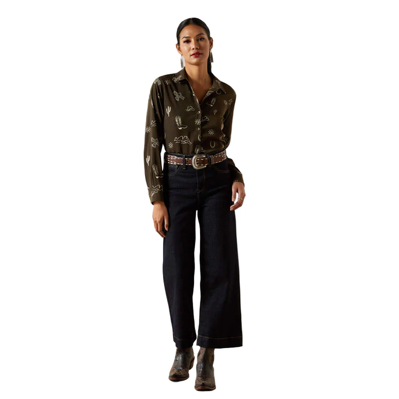 Women's Ariat Homestyle Shirt 10062904 - Image 3