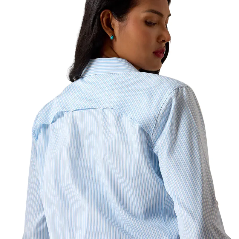 Women's Ariat Nantucket Breeze Railroad Stripe VentTEK Shirt 10071140 - Image 4