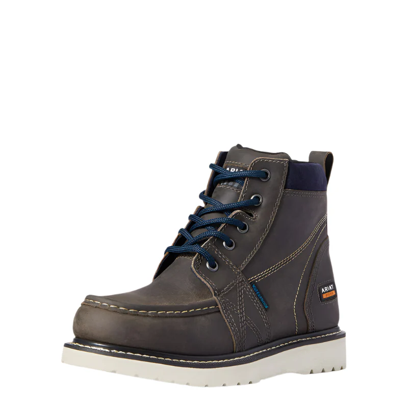 Women's Ariat Rebar 6" Wedge Moc Toe Waterproof Work Boot 10035770