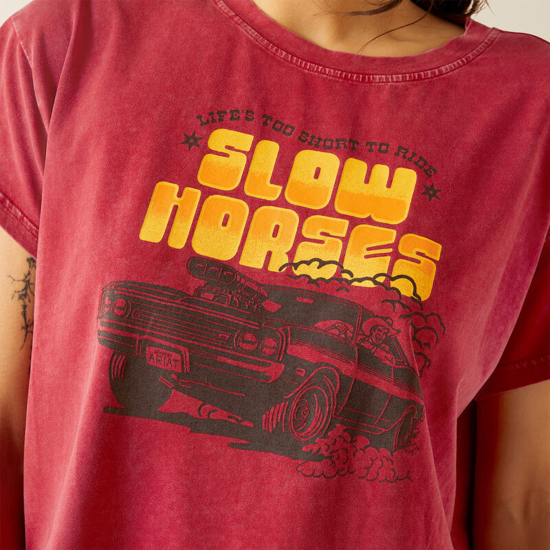 Women's Ariat Sendero Slow Horses T-Shirt 10062911 - Image 4