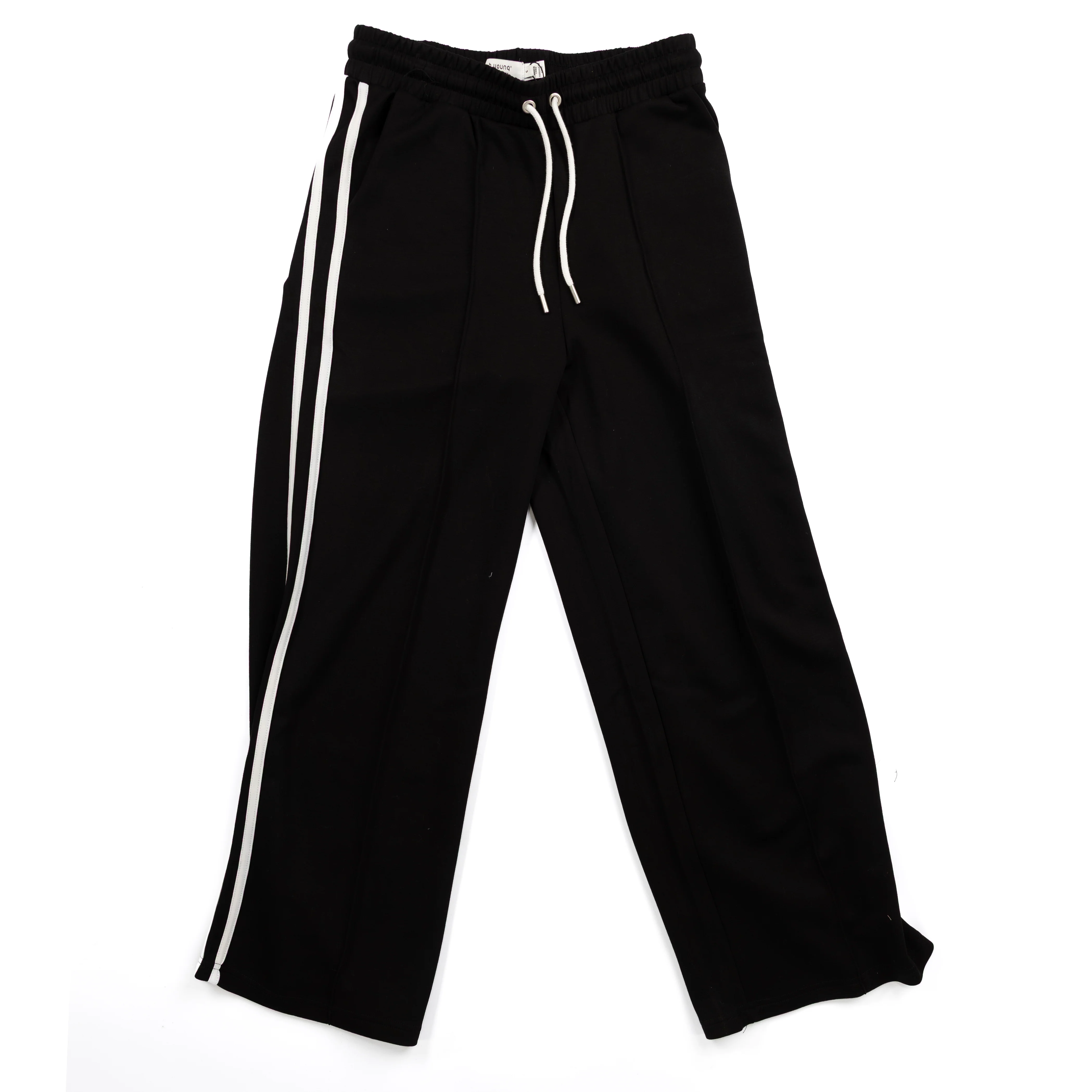 Women's B.Young Black Wide Leg Contrast Pants