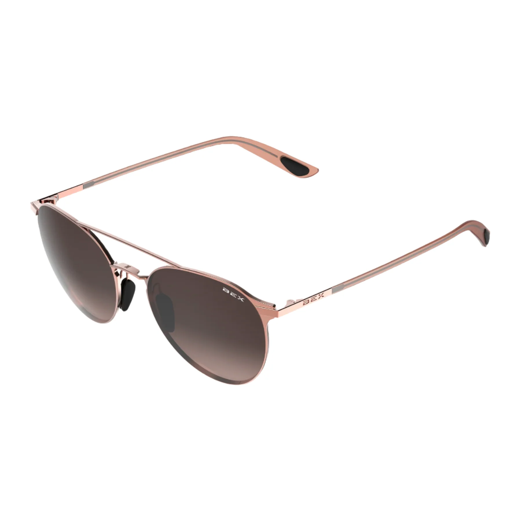Bex "Demi OTG" Rose Gold and Brown Sunglasses S168RB - Image 3