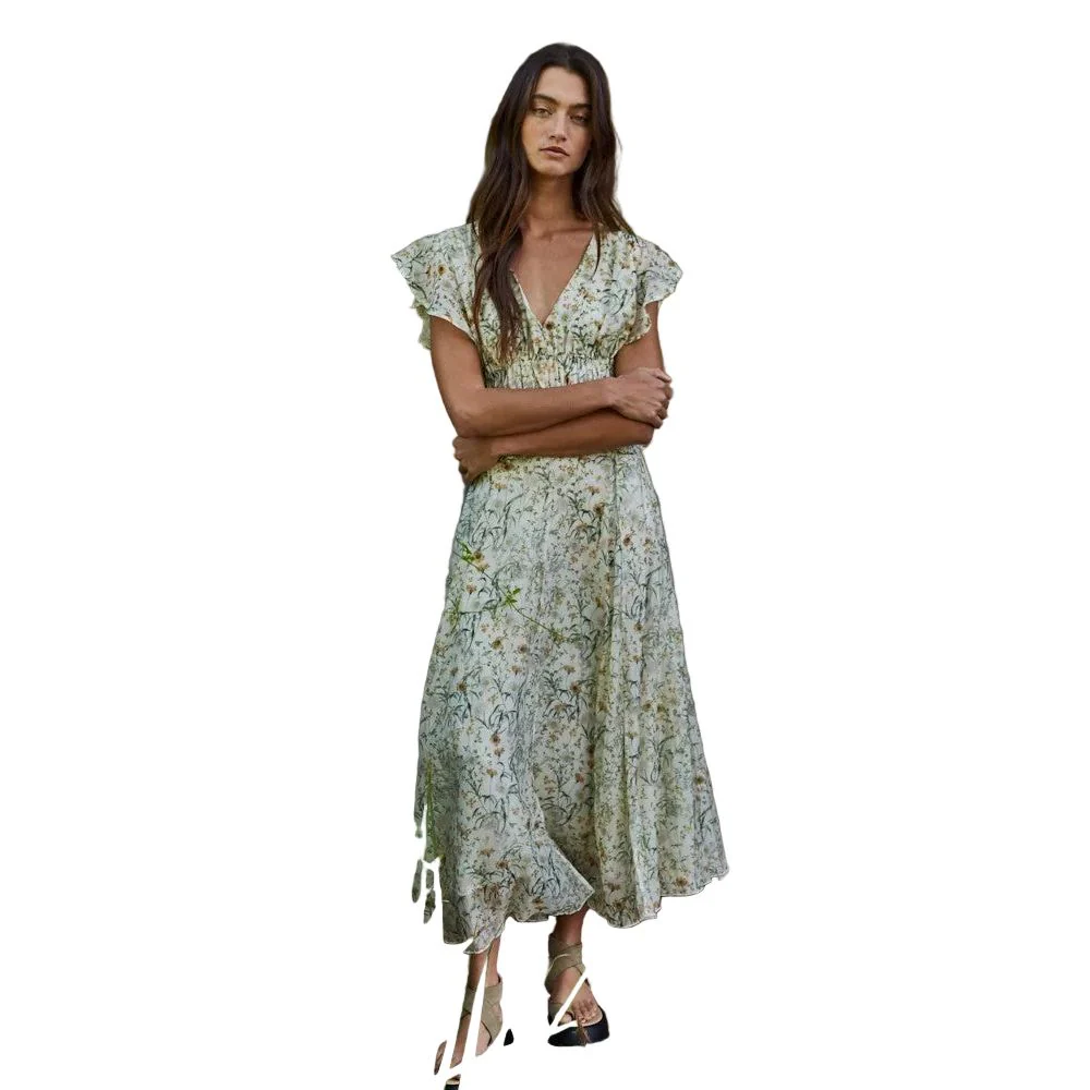 Women's By Together Ivory Green Sereia Floral Top L9353T1 - Image 4