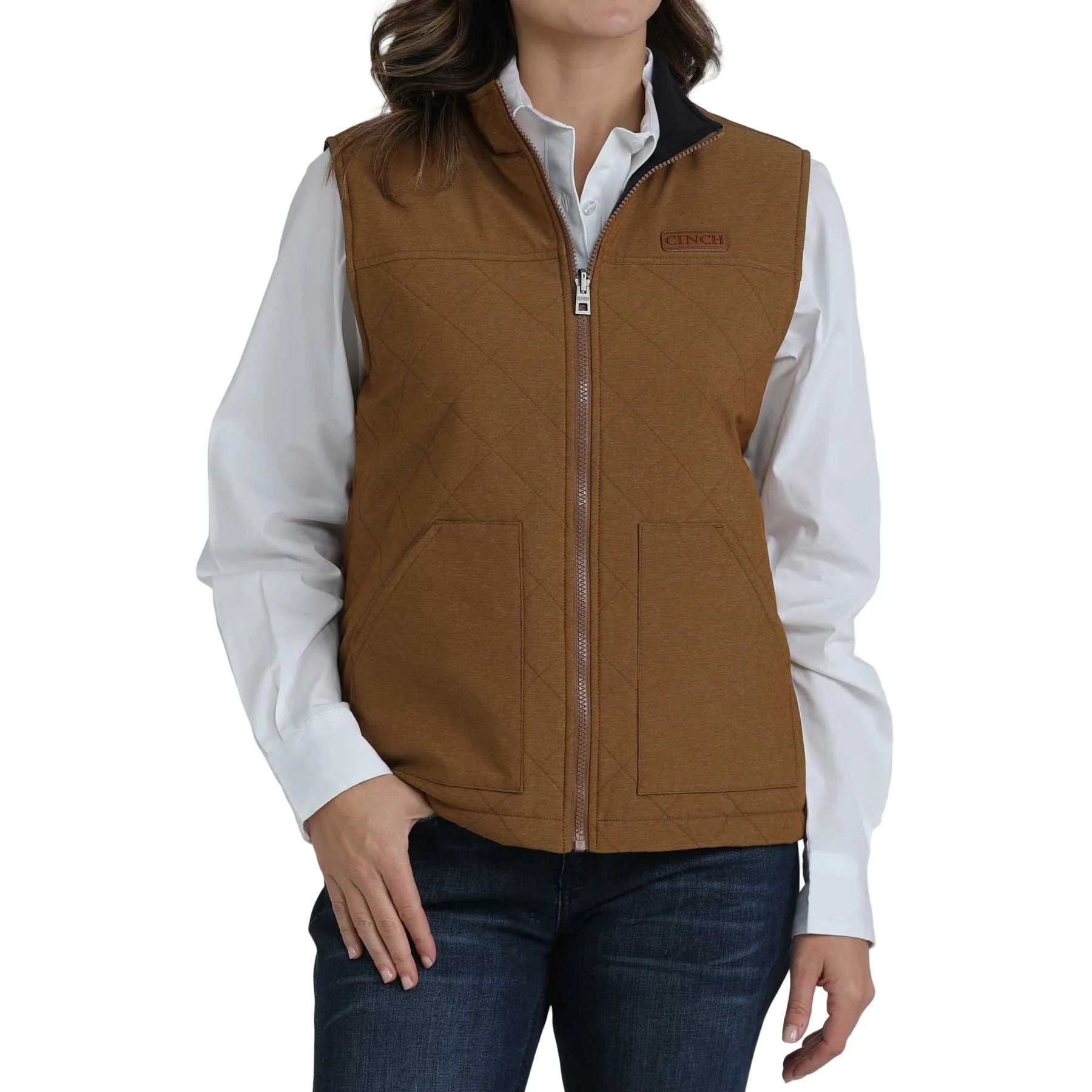 Women's Cinch Reversible Quilted Nylon Vest MAV9923001 - Image 5