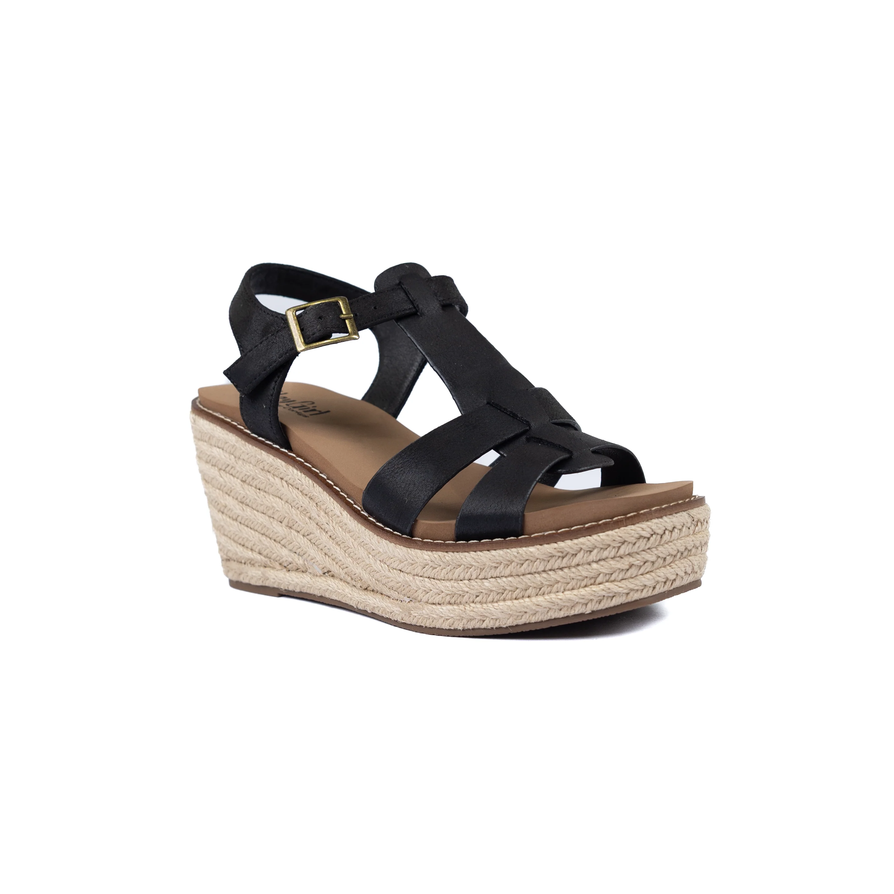 Women's Corkys Black "Something's Fishy" Black Wedge Shoes 41-0647-BLCK - Image 2