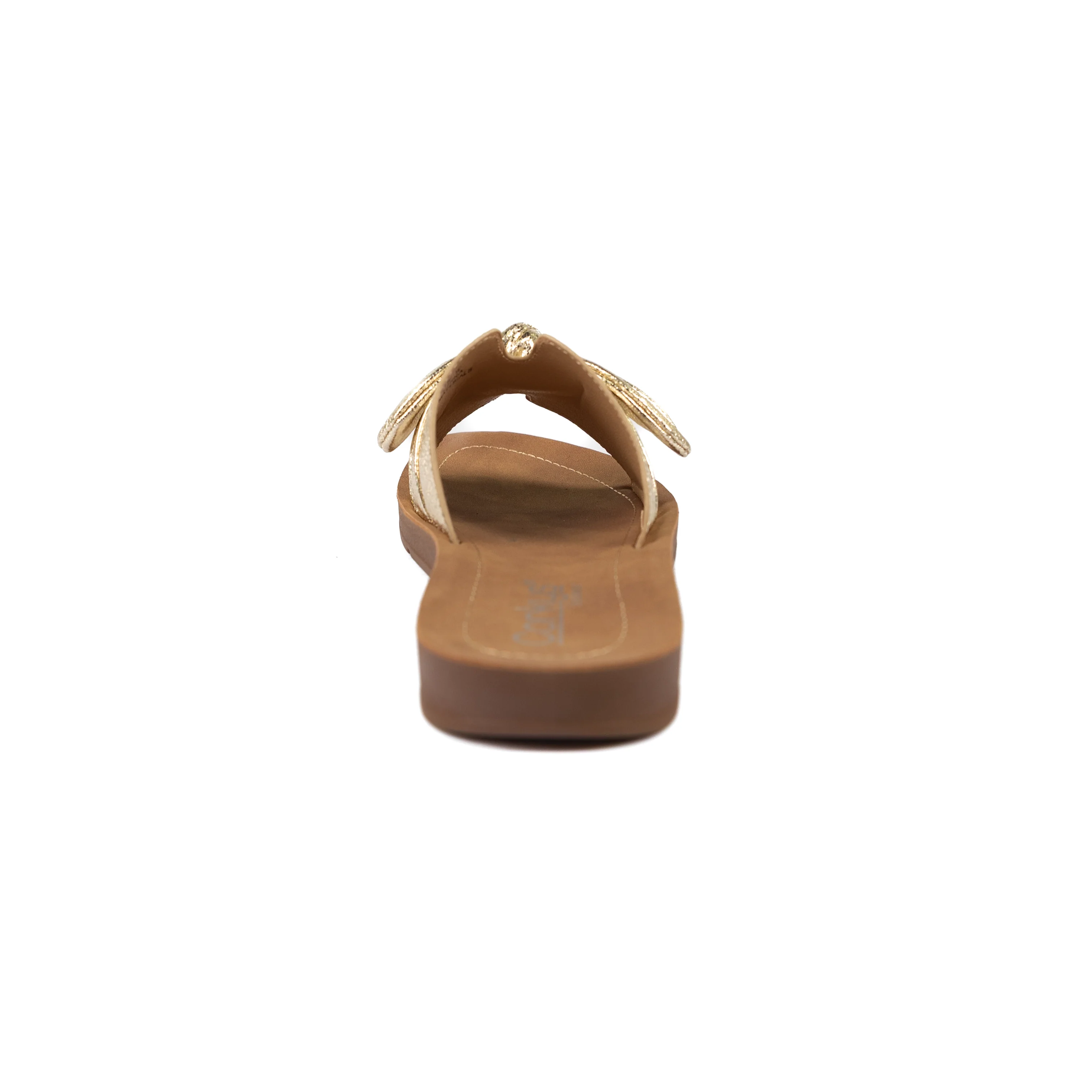 Women's Corkys Gold Crinkle Metallic Too Cute Sandals 41-0819-GOCM - Image 4