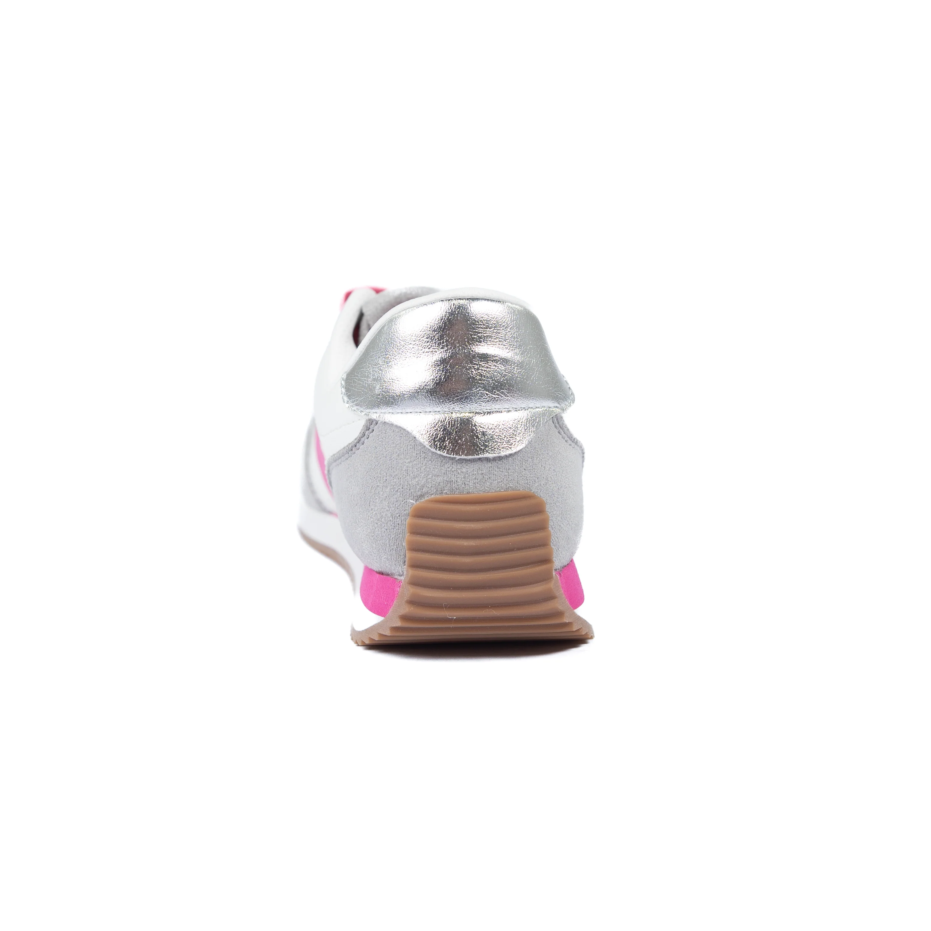 Women's Corkys Gray White and Pink Combo Kickoff Shoes 51-0194-GPCO - Image 4