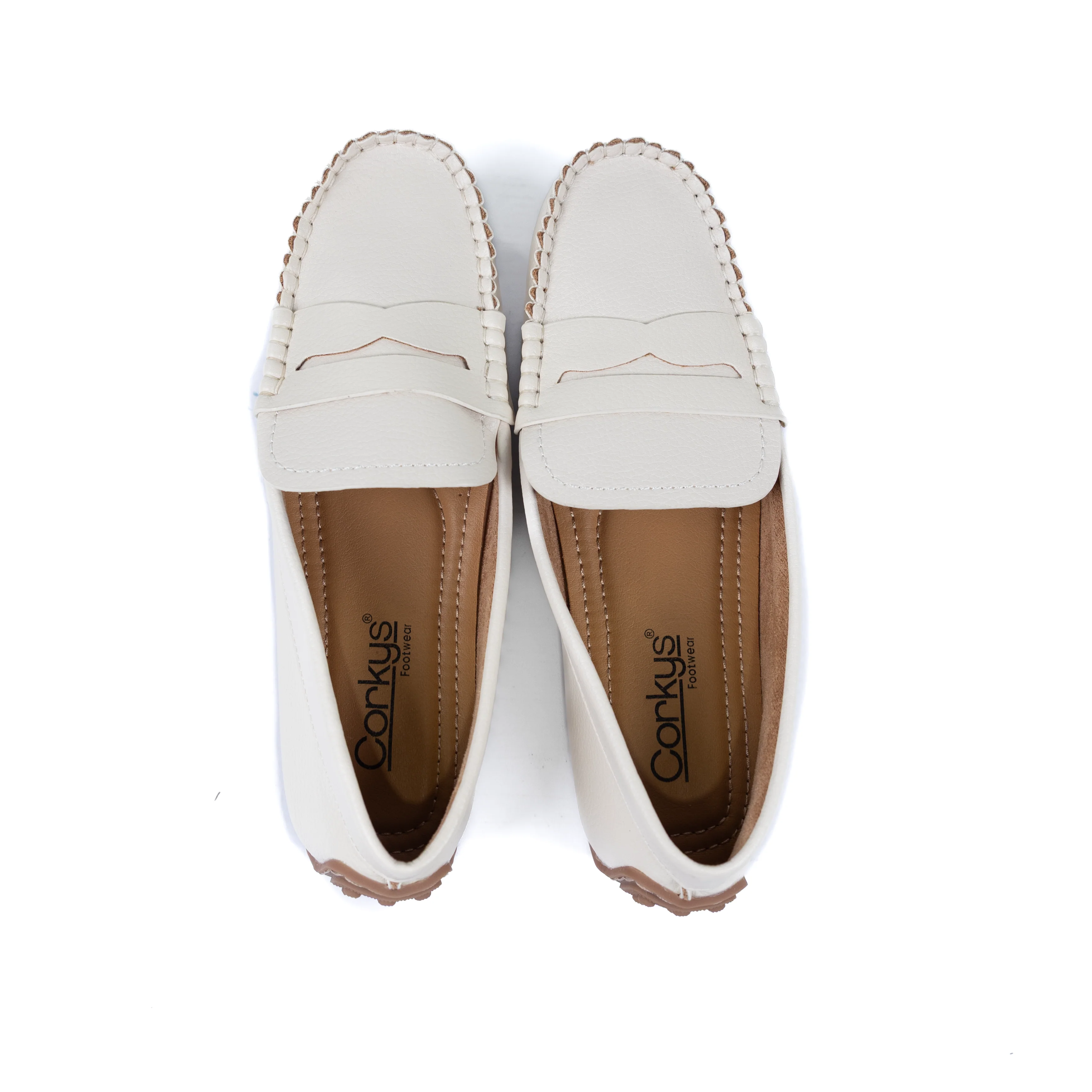 Women's Corky's Ivory Pebble "Penny For Your Thoughts" Slip on Shoes 10-0207-IPEB - Image 5
