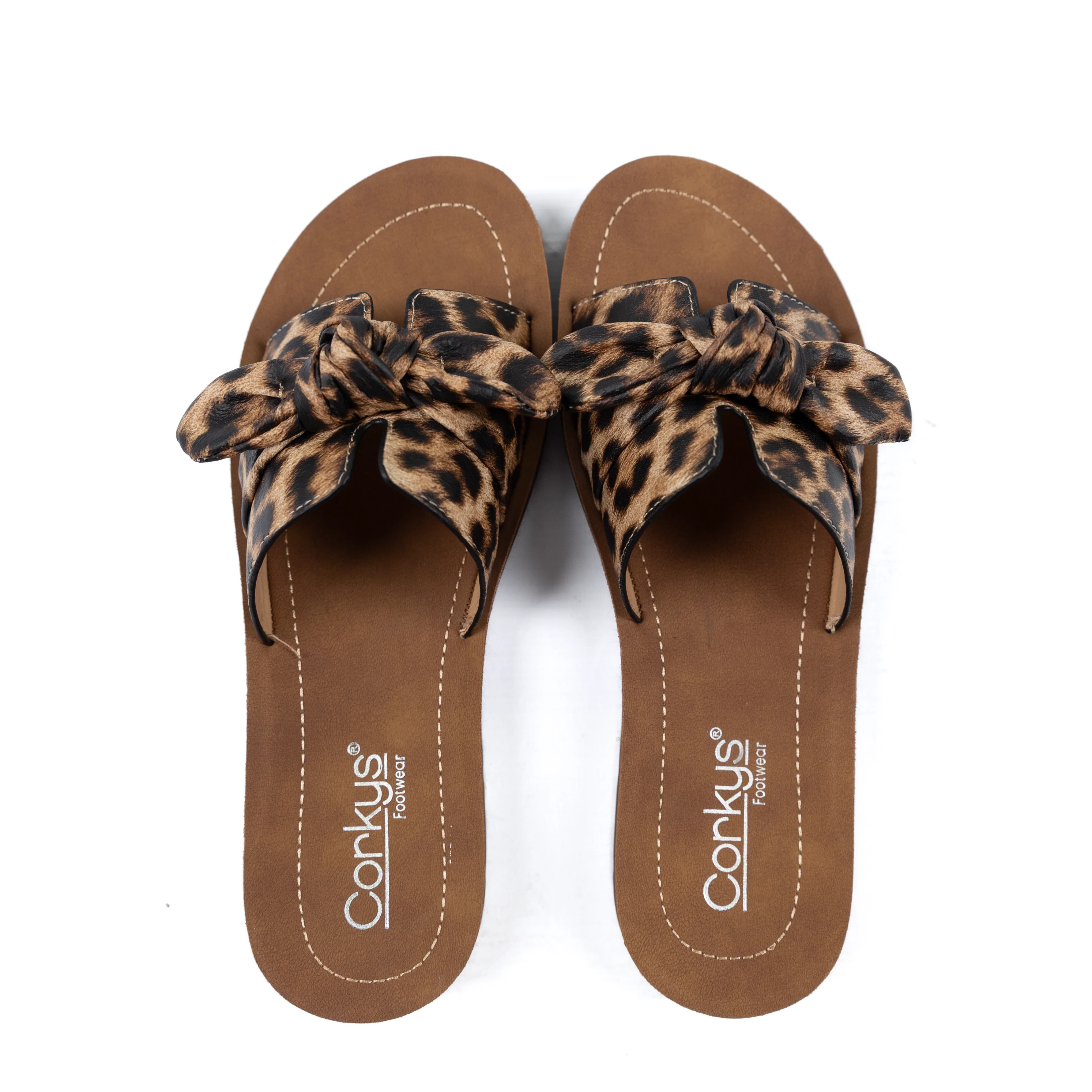 Women's Corkys Leopard Too Cute Open Toe Sandals 41-0819-LEOP - Image 5