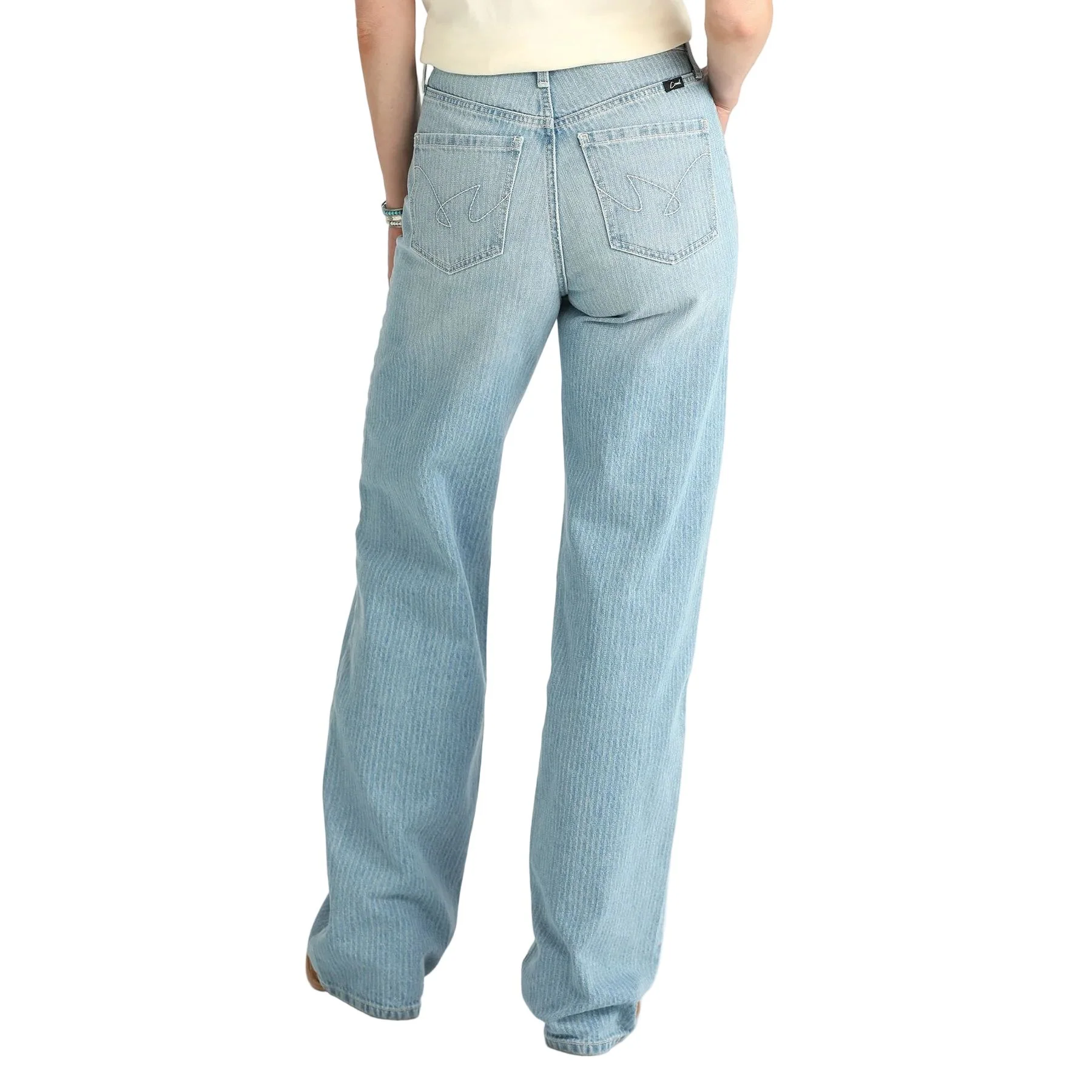 Women's Cruel Denim Casey Light Stone Wide Leg Jeans  CB77254001 - Image 2