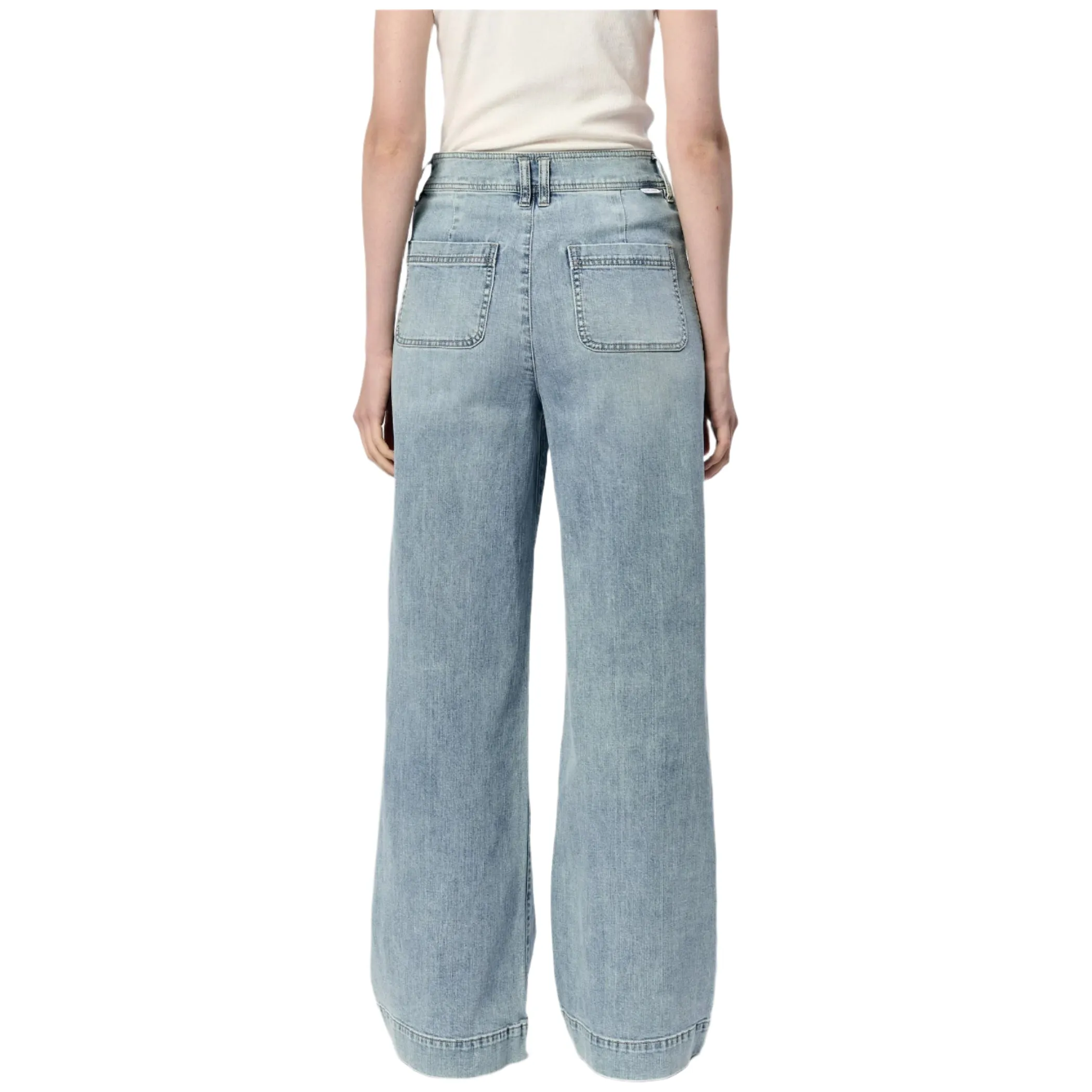 Women's Dear John Audrey Wide Leg Pants DPM55A545ZUR - Image 4
