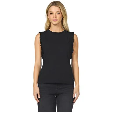 Women's Dear John Black "Bridgette" Tank Top DKN2114H4JBK
