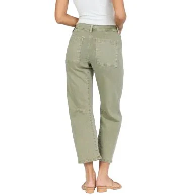 Women's Dear John Lasso Vetiver Cropped Jeans DPM26C126VTV - Image 5