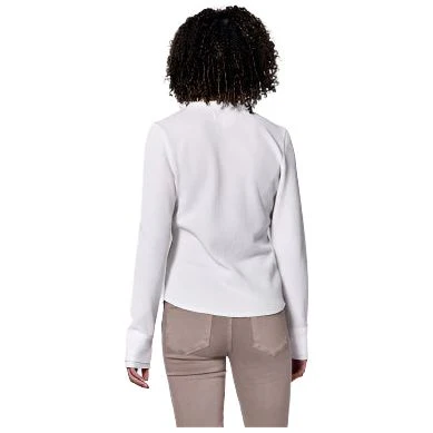 Women's Dear John "Luna" White Long Sleeve V-neck DKN2070W1WHT - Image 3