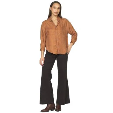 Women's Dear John Pumpkin Spice Adrianna with Ladder Trim Top DSH1423O3PKS - Image 4