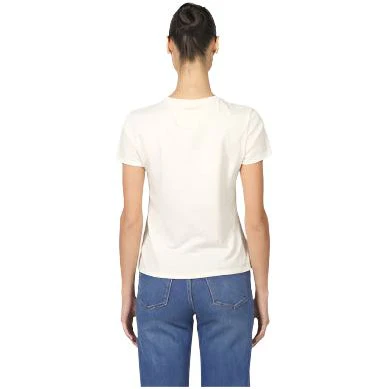 Women's Dear John "Unity" White T-shirt DKN2083D8WHY - Image 3