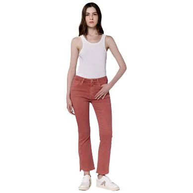 Women's Dear John Jeanne Mid Rise Cropped Flare Jean DPM43C210TRC - Image 4