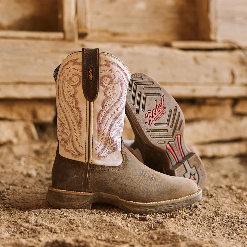 Women's Durango Lady Rebel Ultra Lite Brown Square Toe Boots DRD0500 - Image 7