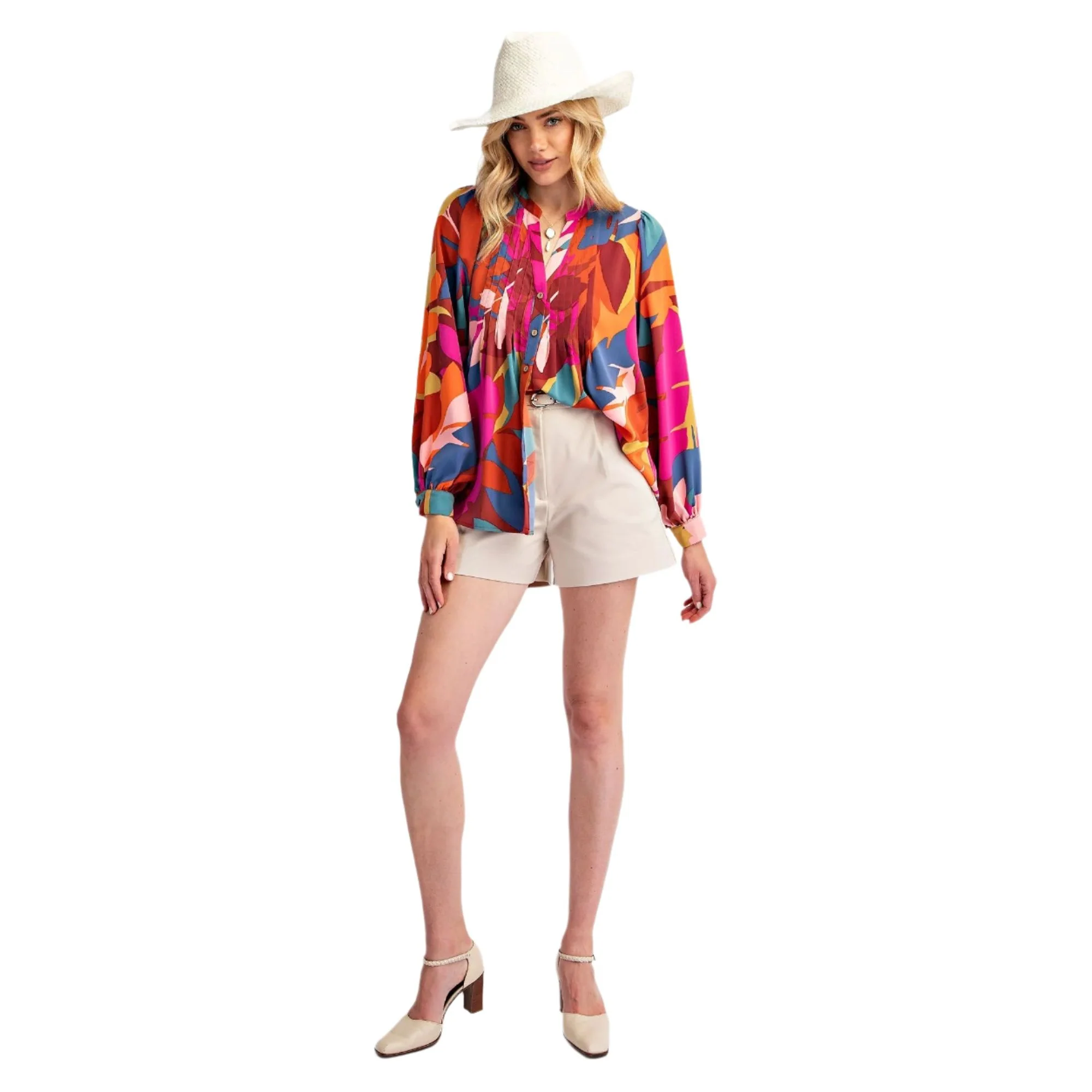 Women's Easel Sophia Twill Blouse ET71040 - Image 2