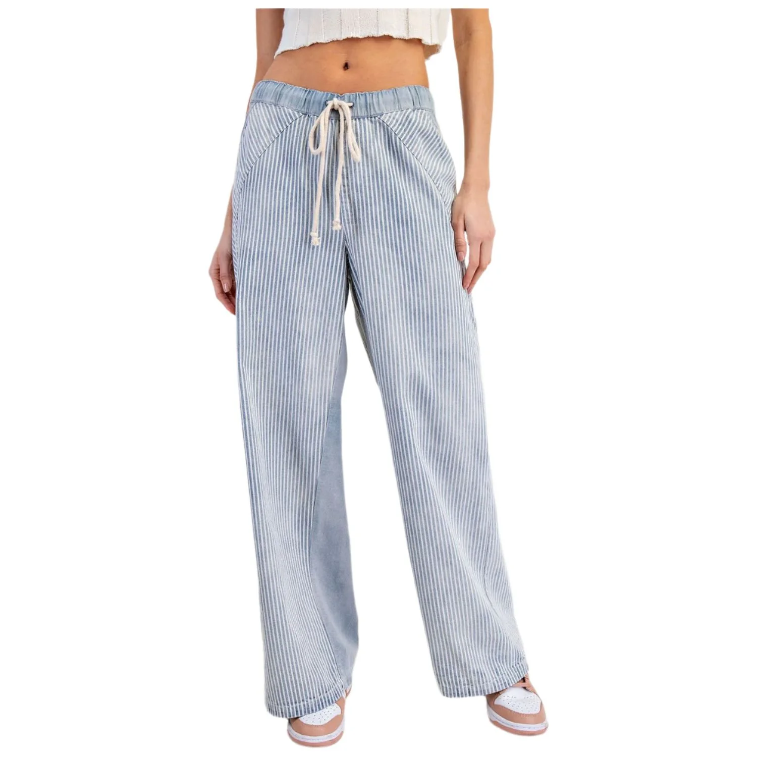 Women's ee:some Mineral Wash Striped Drawstring Pants