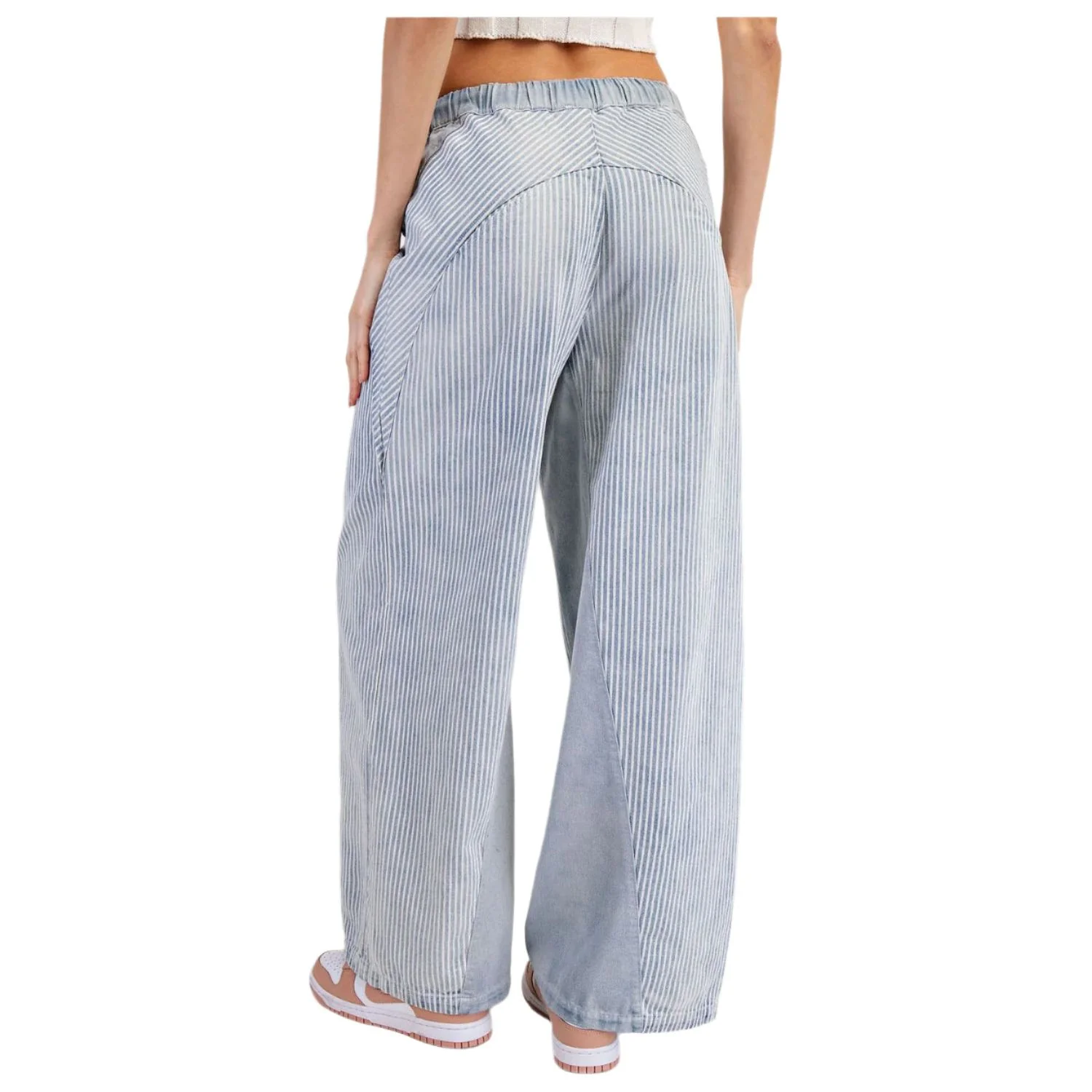 Women's ee:some Mineral Wash Striped Drawstring Pants - Image 5