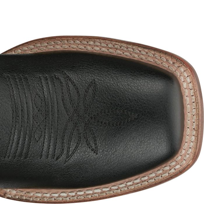 Women's Tony Lama Estrella Black Square Toe Boots SA2102 - Image 6
