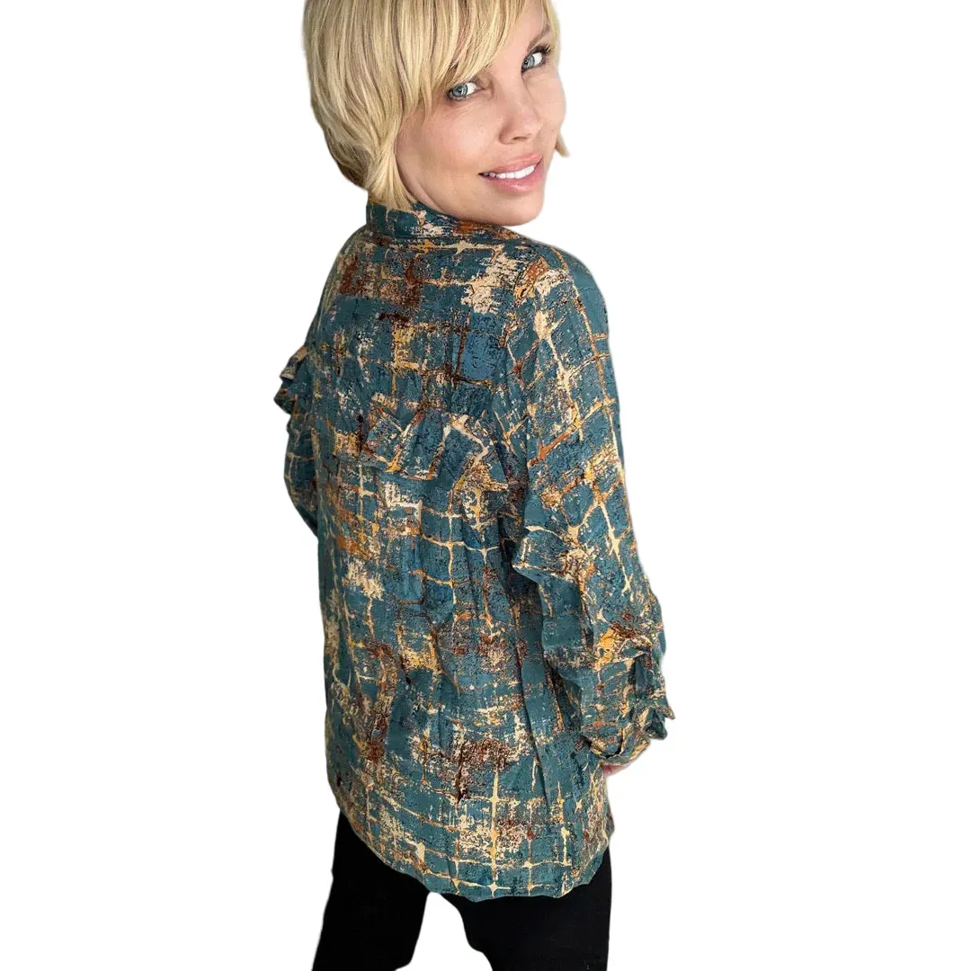 Women's Ethyl "The Easy Does it Blouse" Acoustic H25152 - Image 2